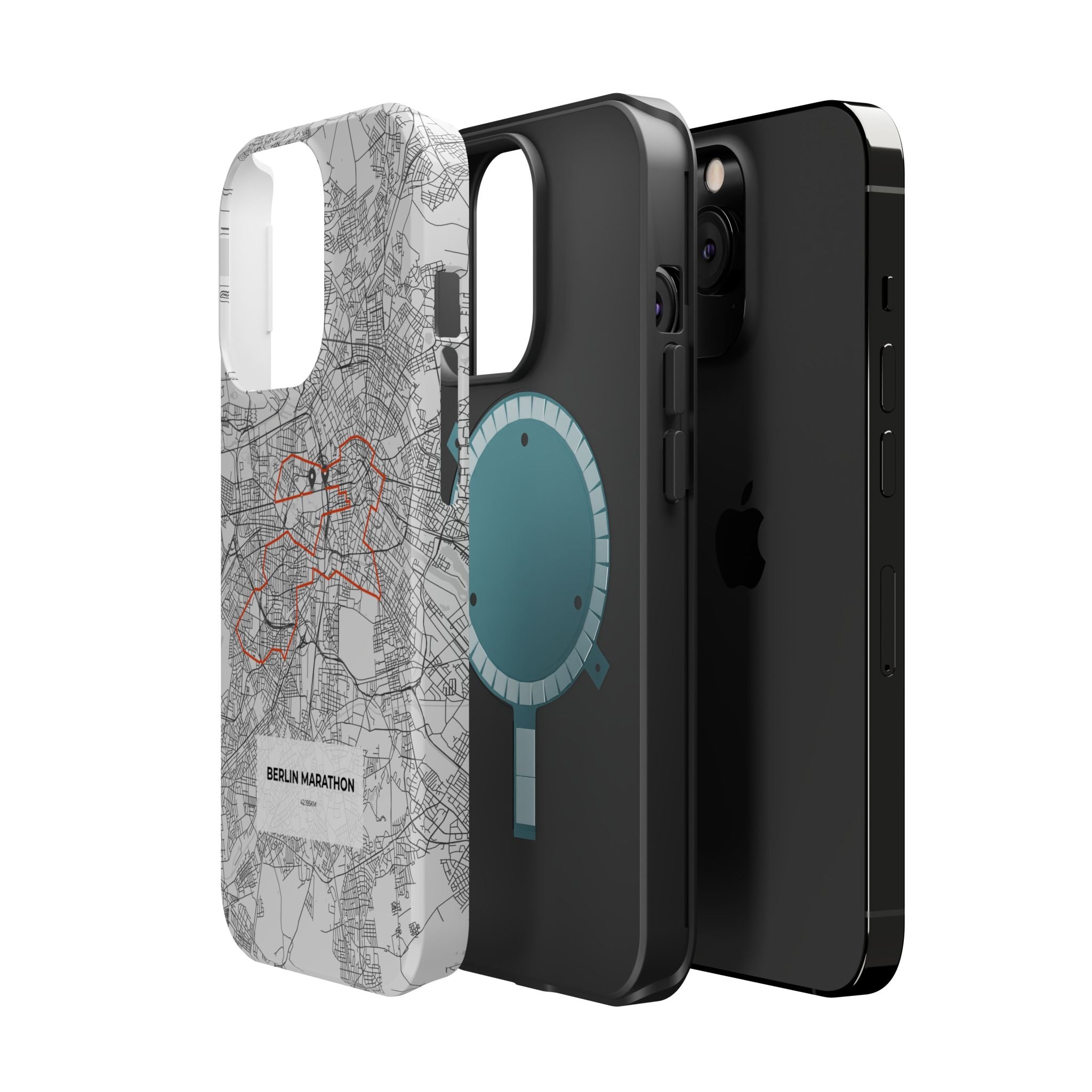 Berlin Marathon Route Magnetic Impact-Resistant Phone Case