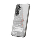 Chicago Marathon Route Clear Impact-Resistant Phone Case