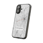 Boston Marathon Route Clear Impact-Resistant Phone Case