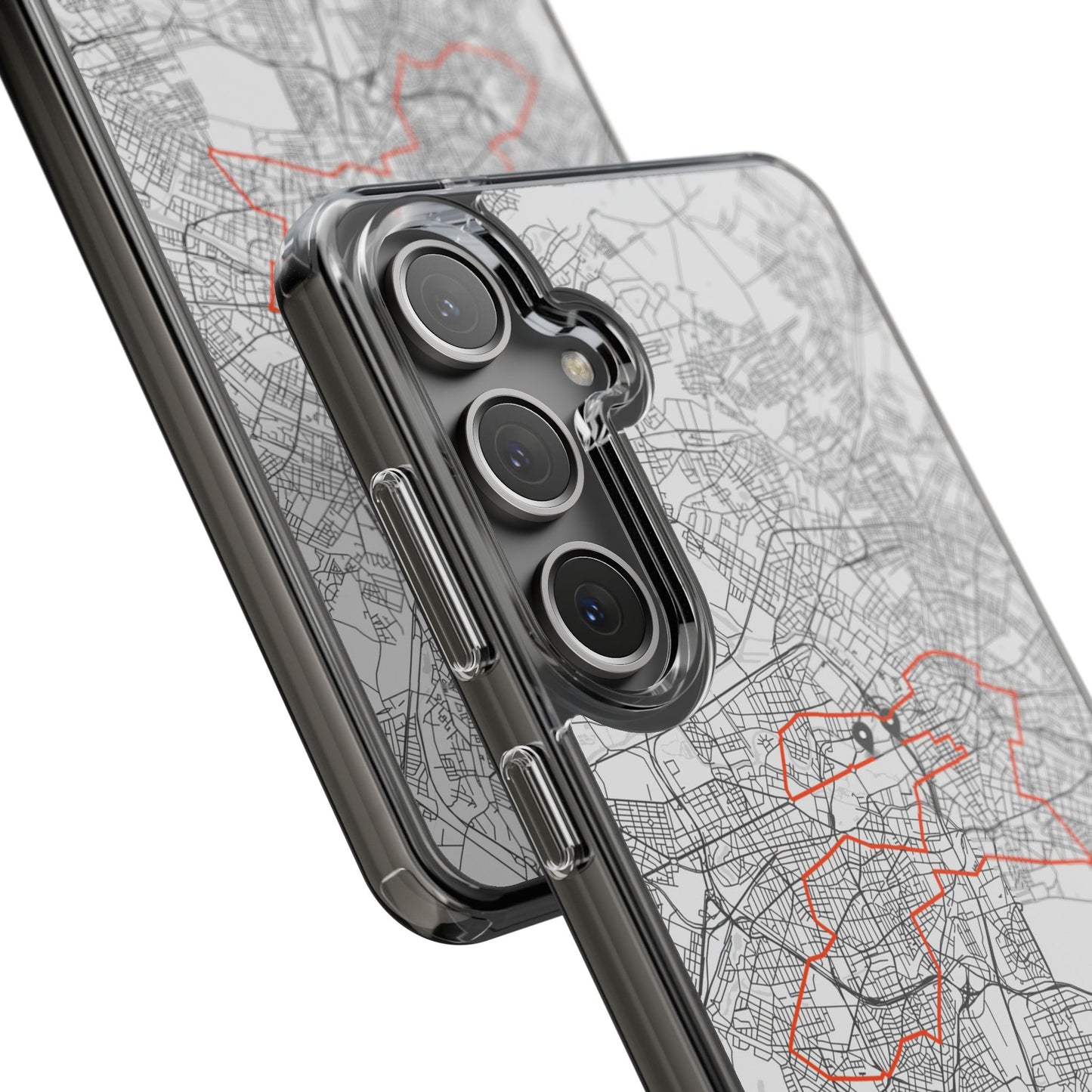 Berlin Marathon Route Clear Impact-Resistant Phone Case