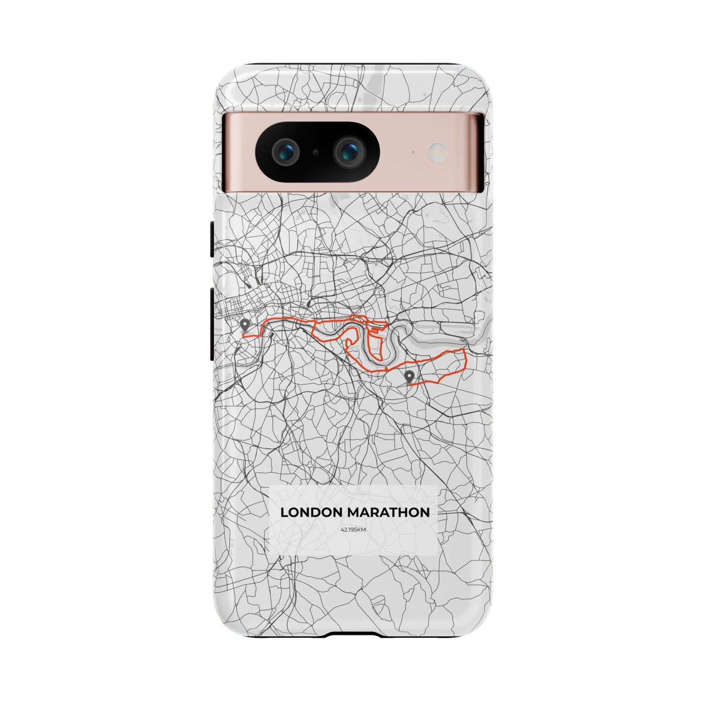 London Marathon Route Tough Phone Case