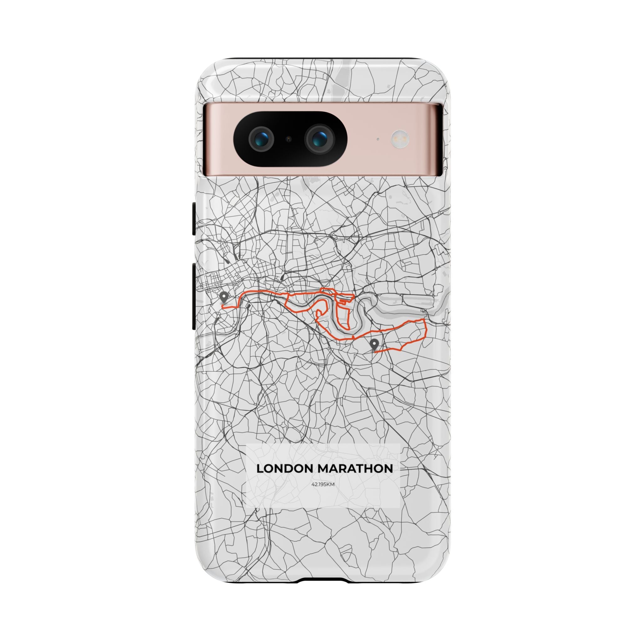 London Marathon Route Tough Phone Case