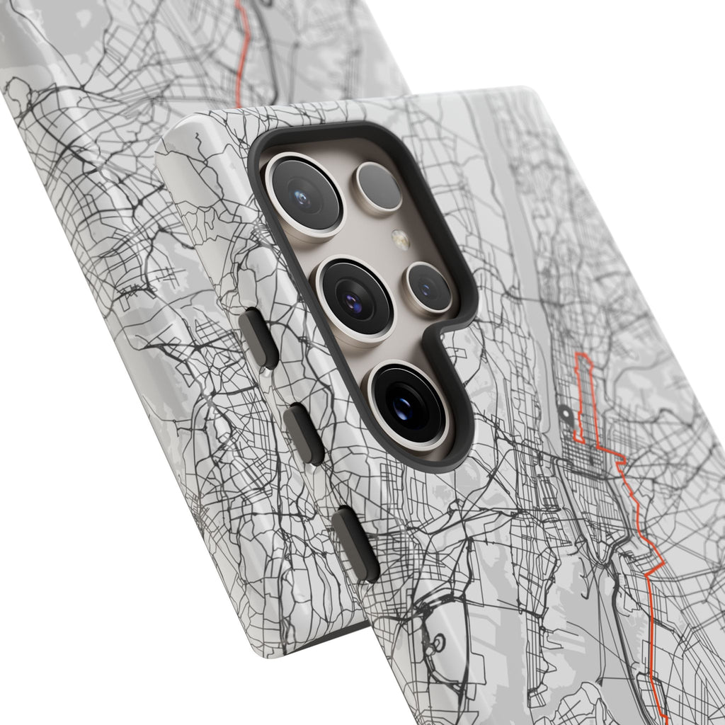 New York Marathon Route Tough Phone Case