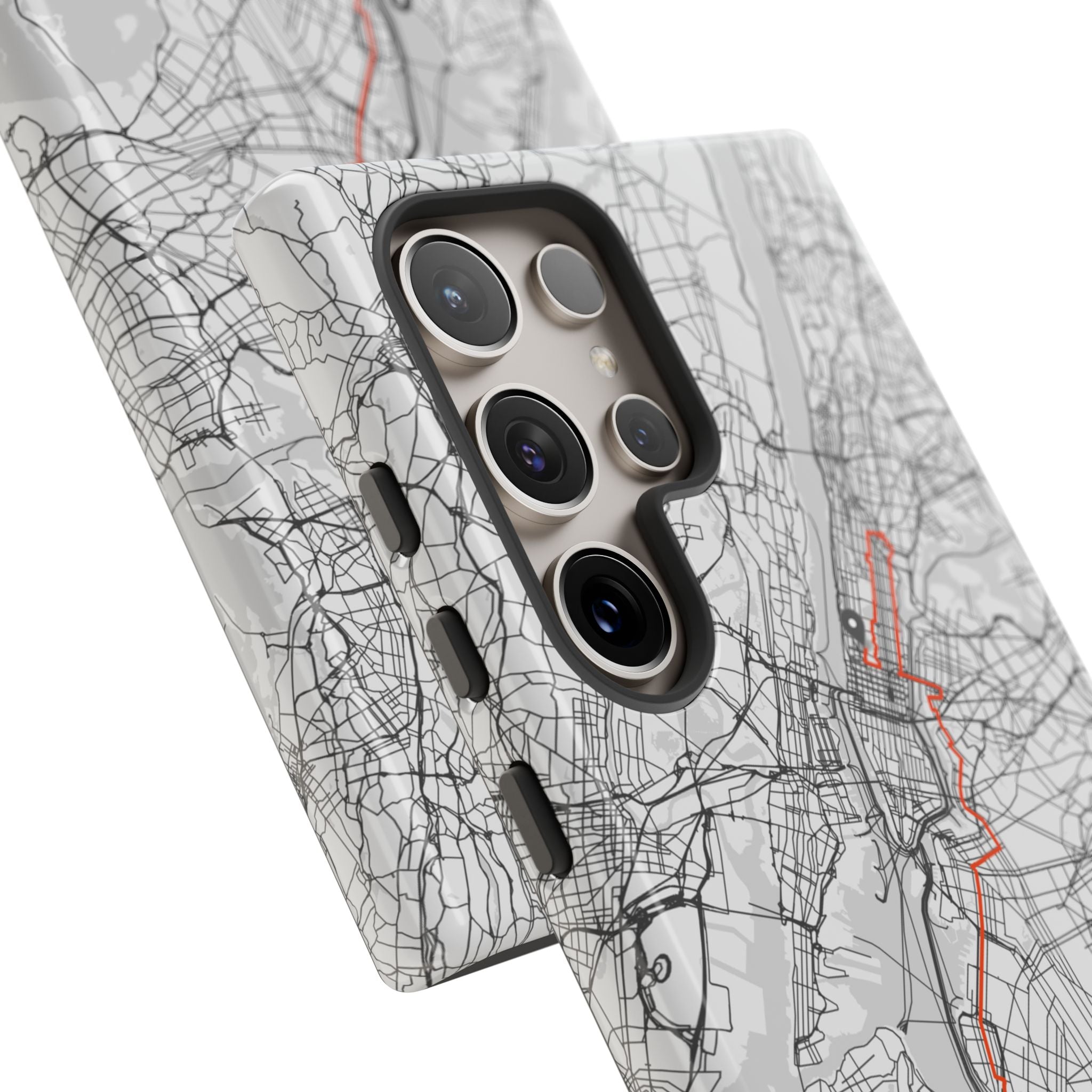 New York Marathon Route Tough Phone Case