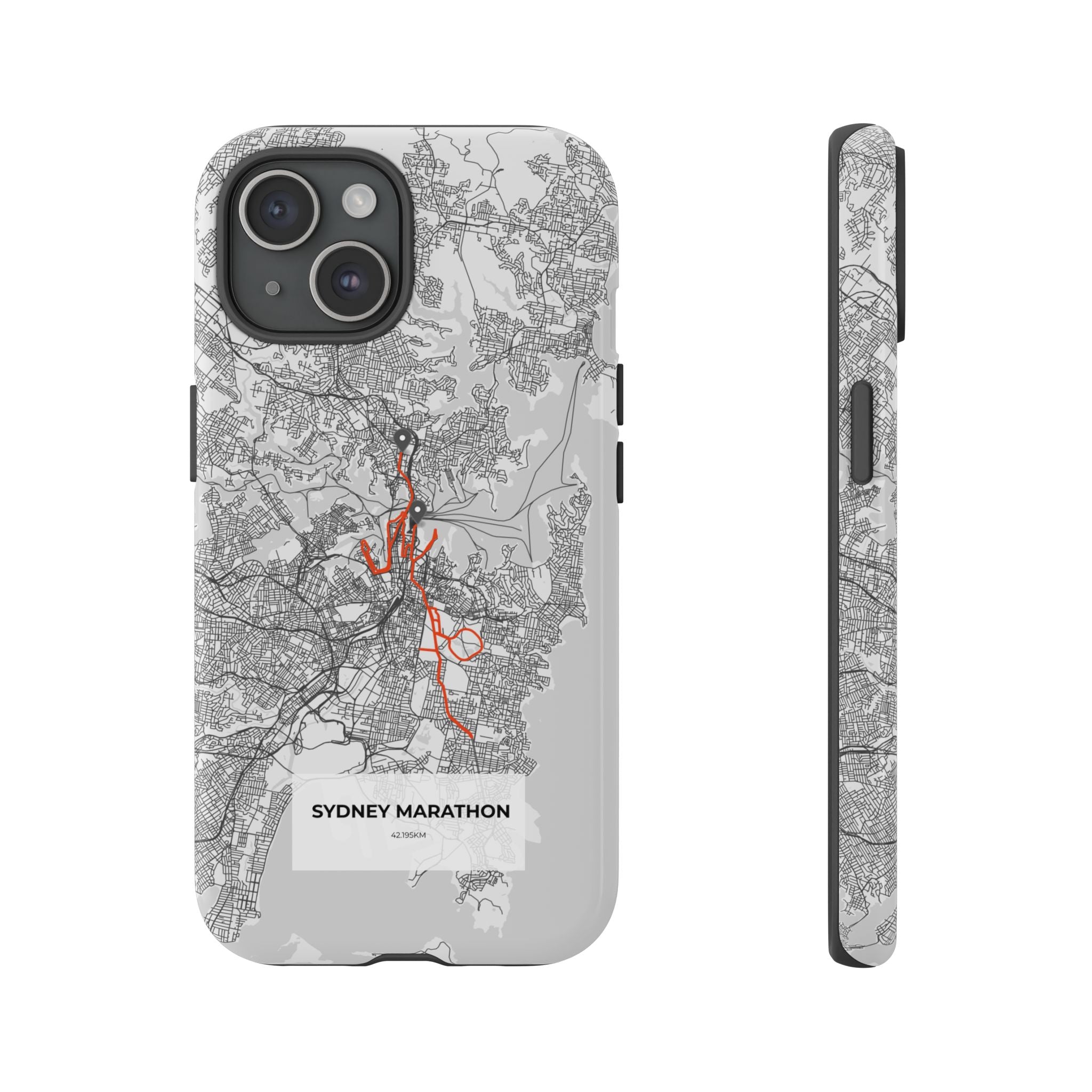 Sydney Marathon Route Tough Phone Case