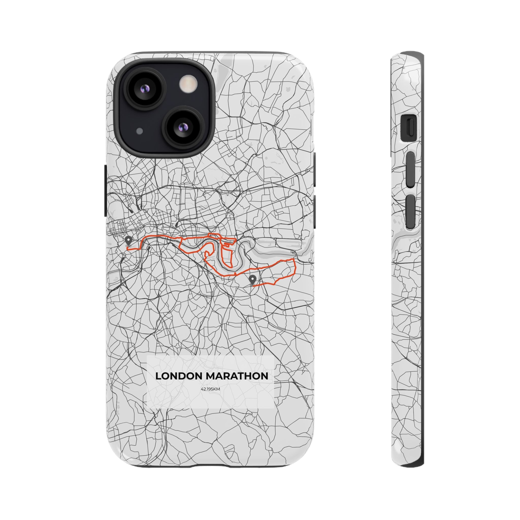 London Marathon Route Tough Phone Case
