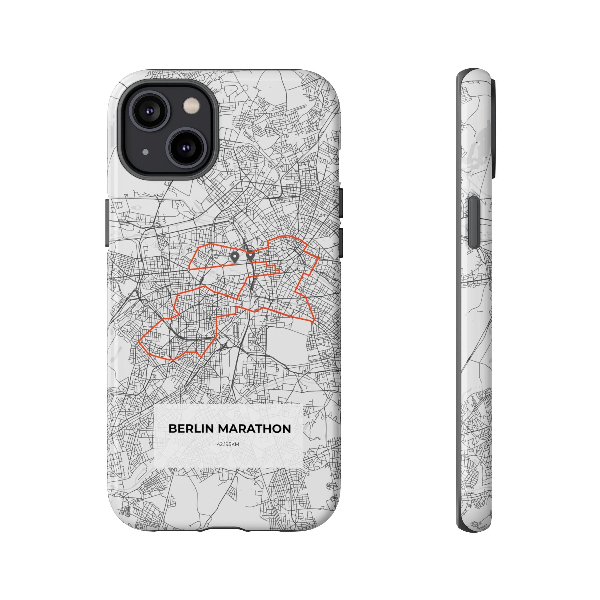 Berlin Marathon Route Tough Phone Case