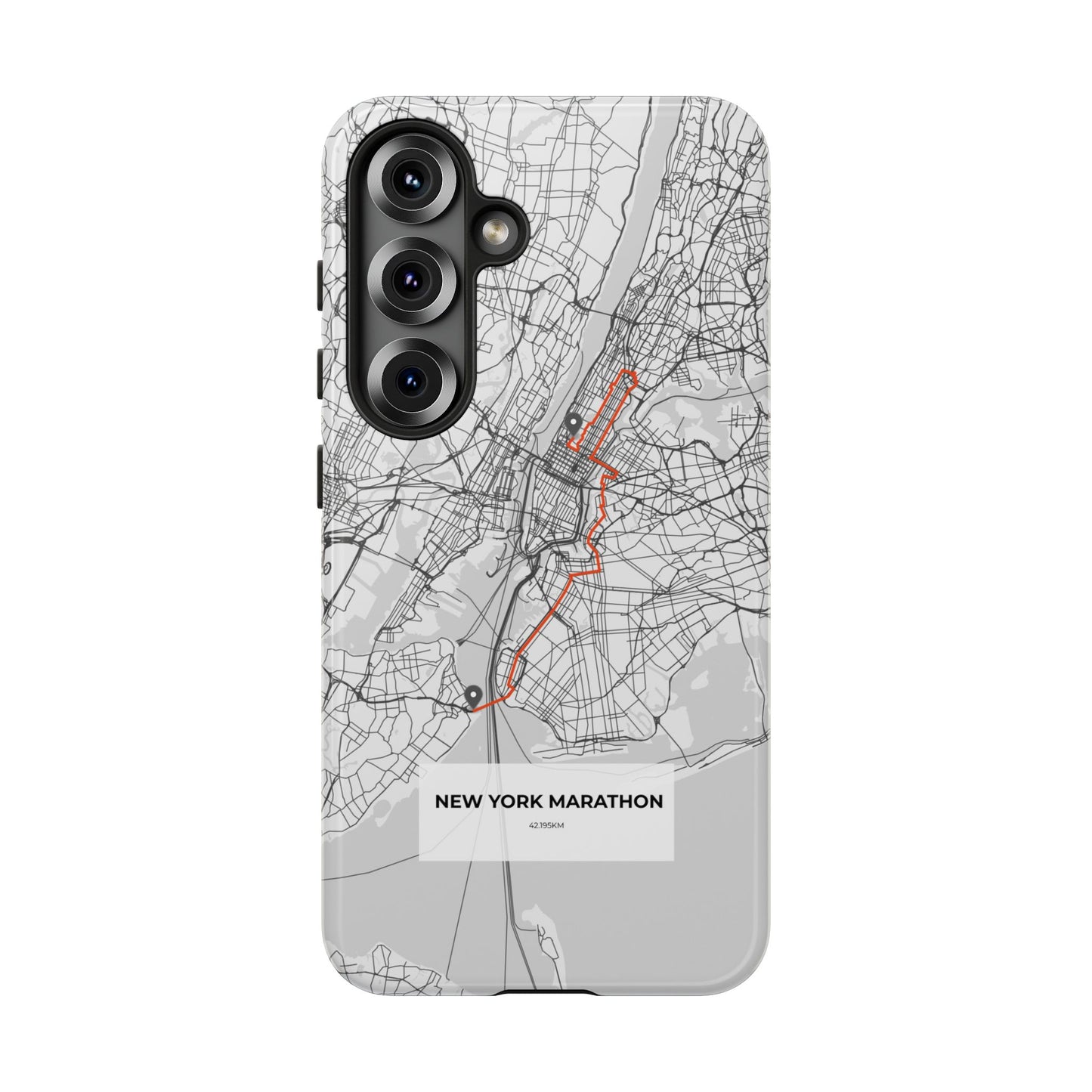 New York Marathon Route Tough Phone Case