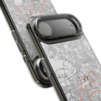 Berlin Marathon Route Clear Impact-Resistant Phone Case