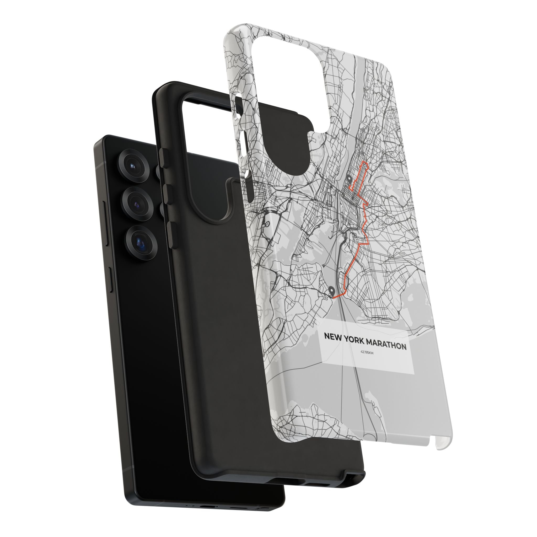New York Marathon Route Tough Phone Case
