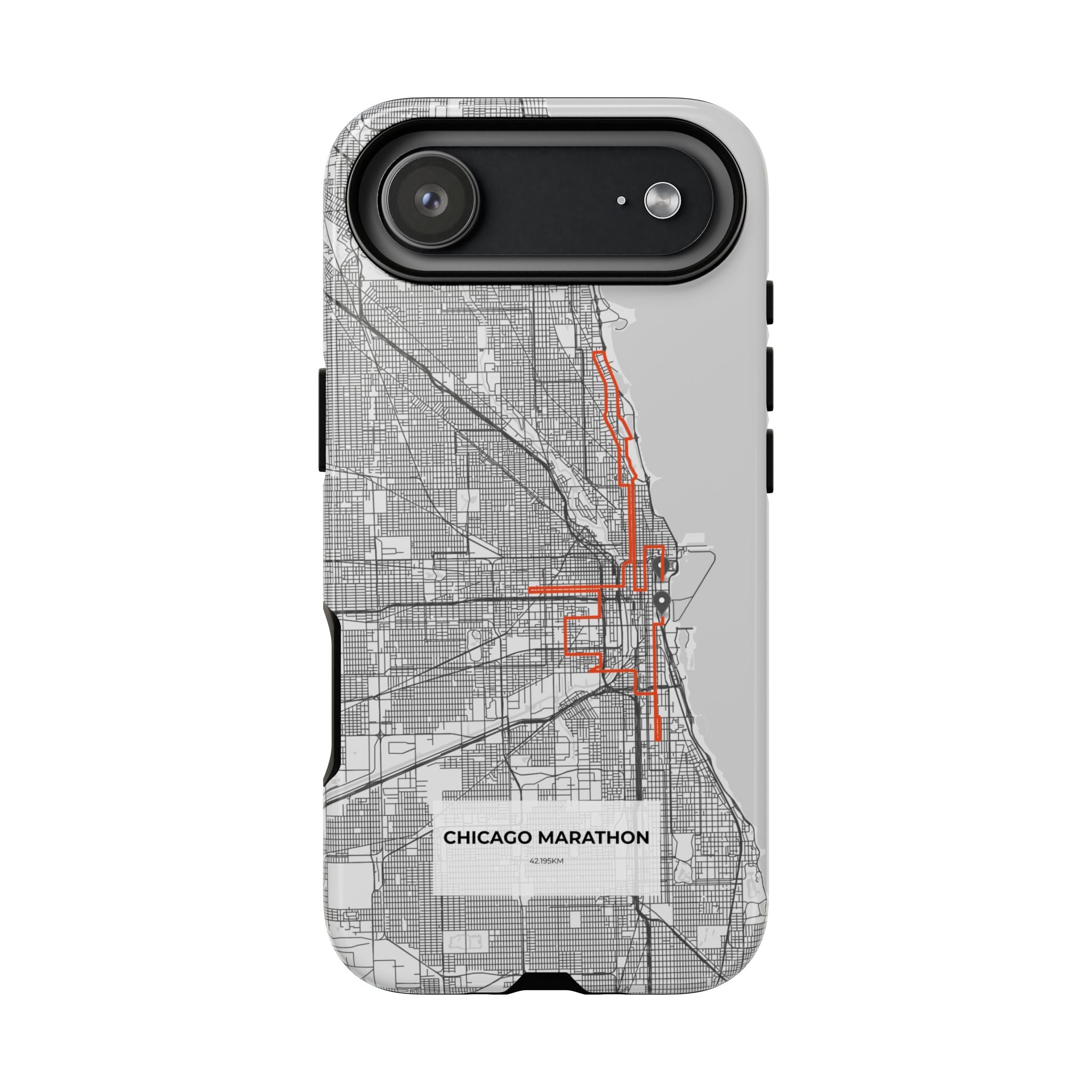 Chicago Marathon Route Tough Phone Case