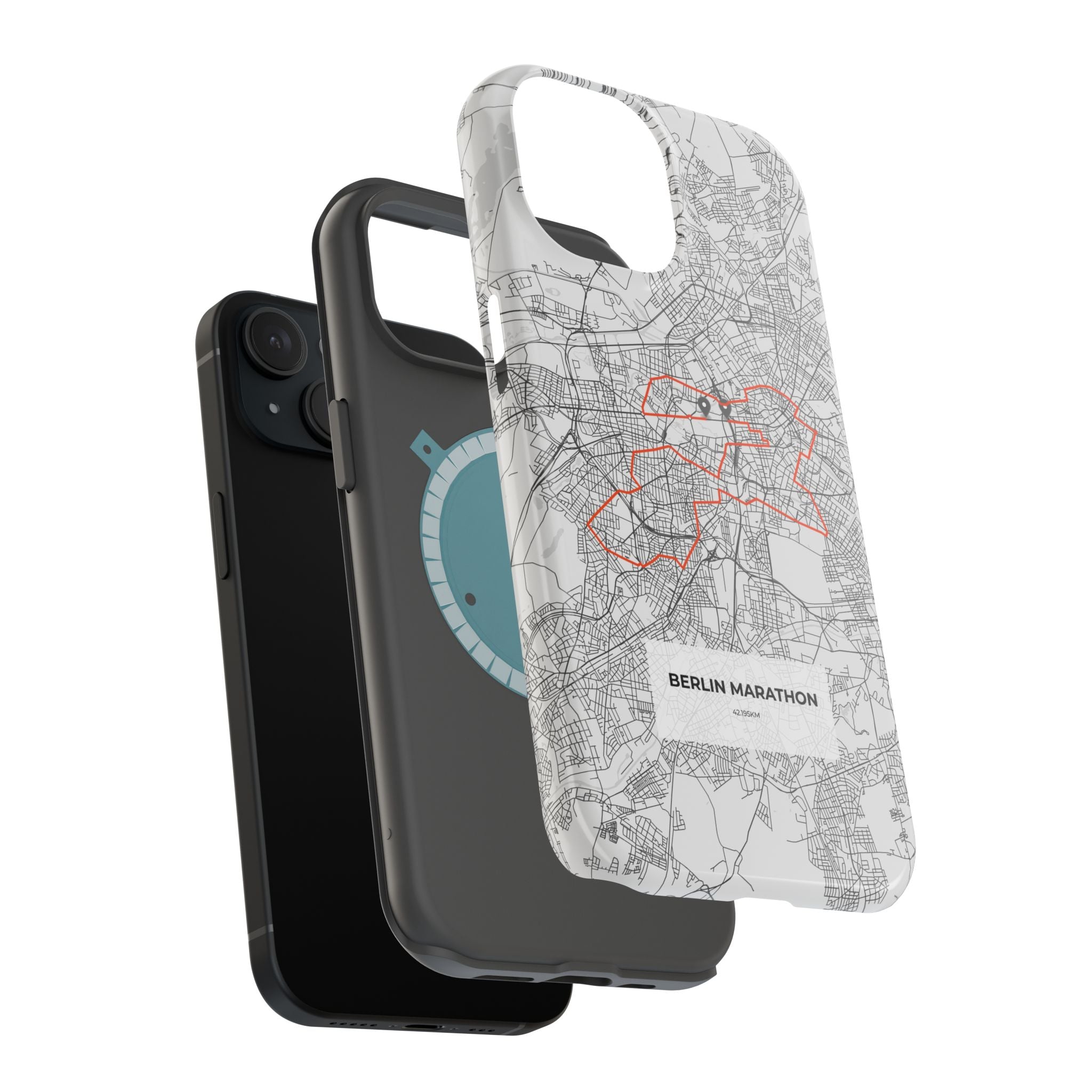 Berlin Marathon Route Magnetic Impact-Resistant Phone Case