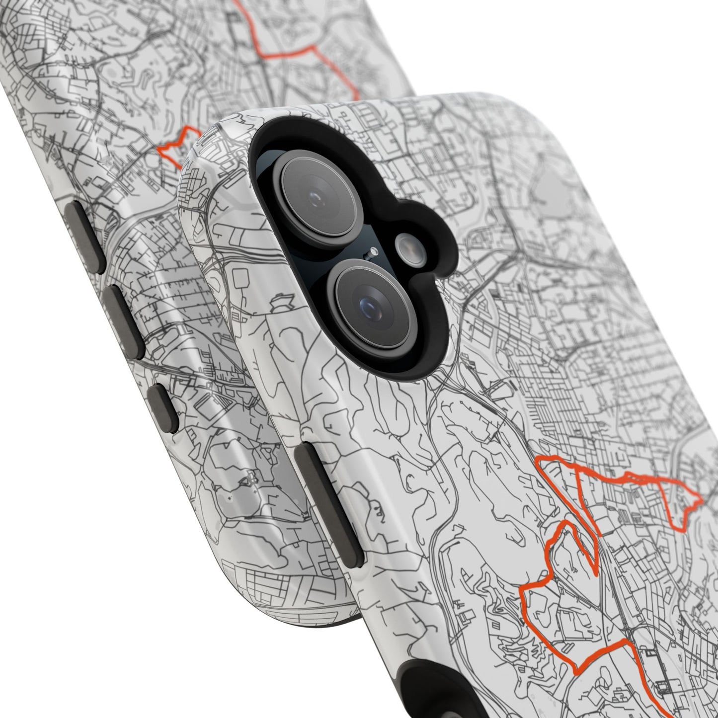 Customized Marathon Route Magnetic Impact-Resistant Phone Case