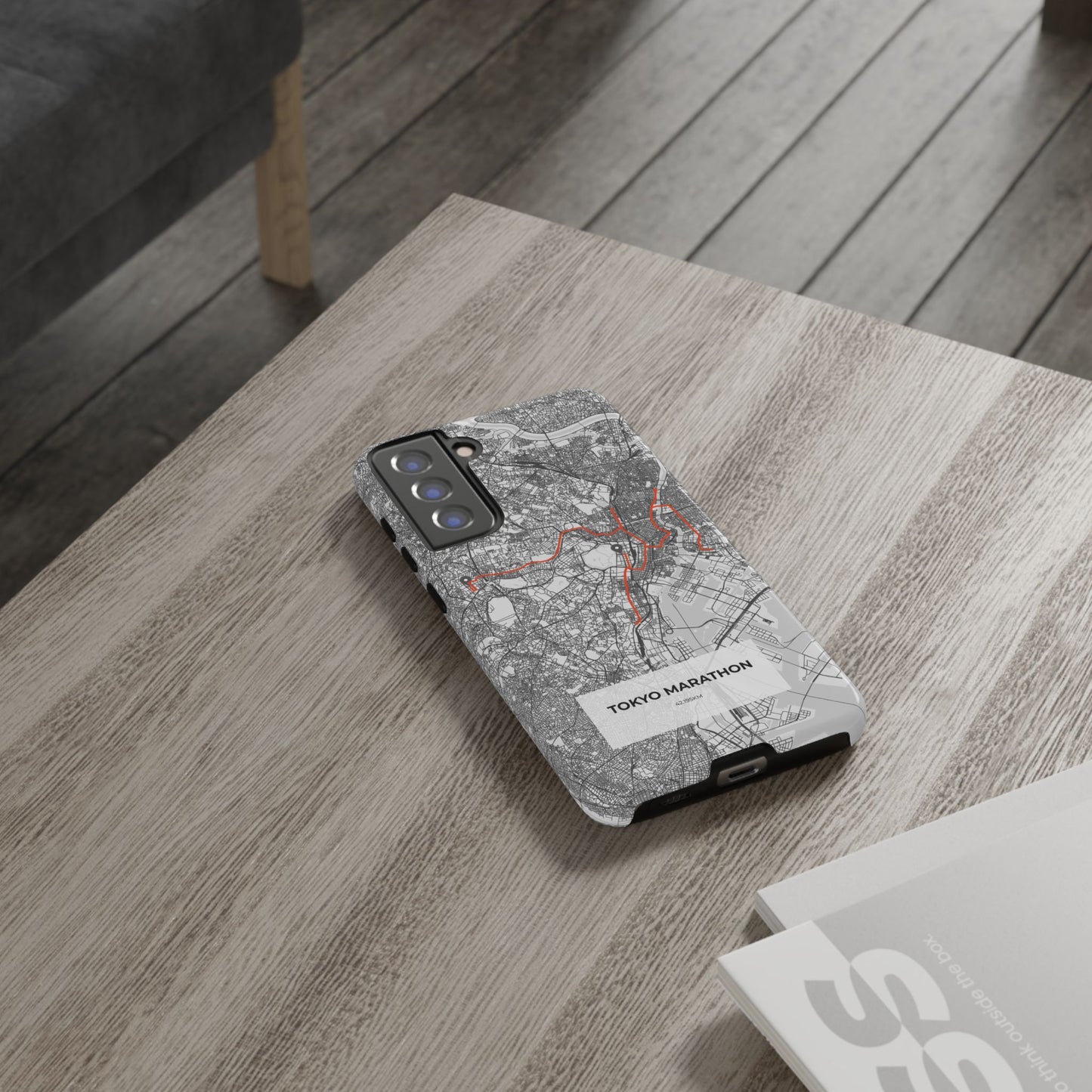 Tokyo Marathon Route Tough Phone Case