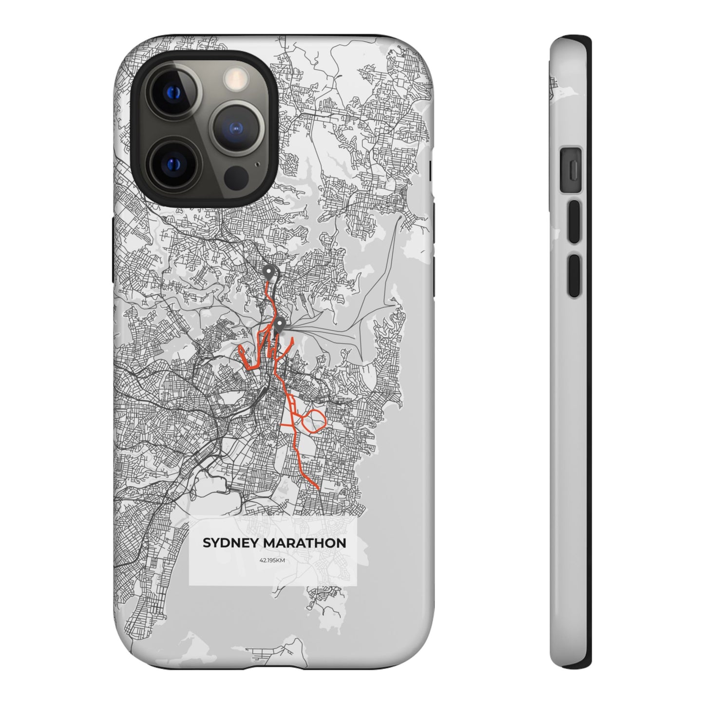 Sydney Marathon Route Tough Phone Case