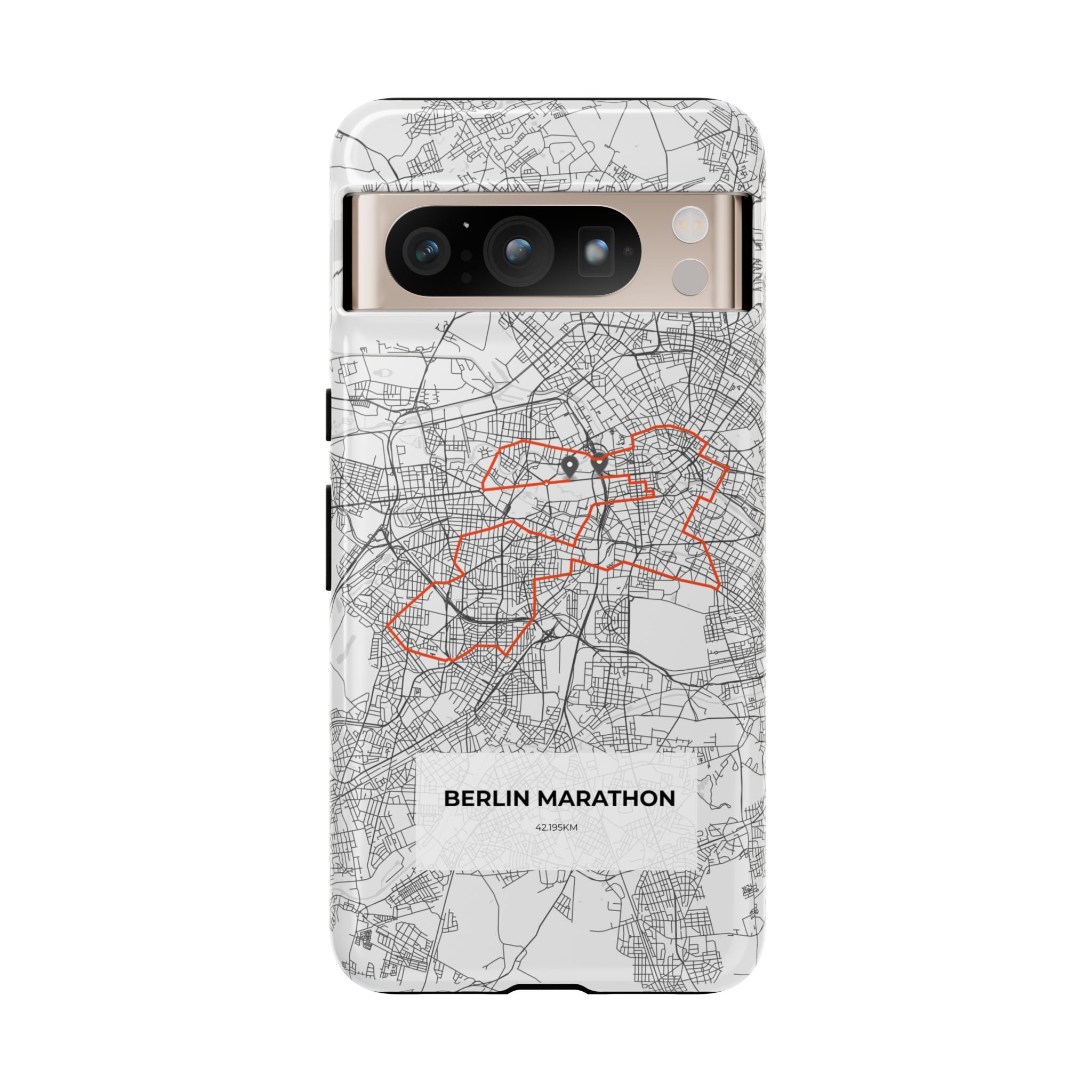 Berlin Marathon Route Tough Phone Case