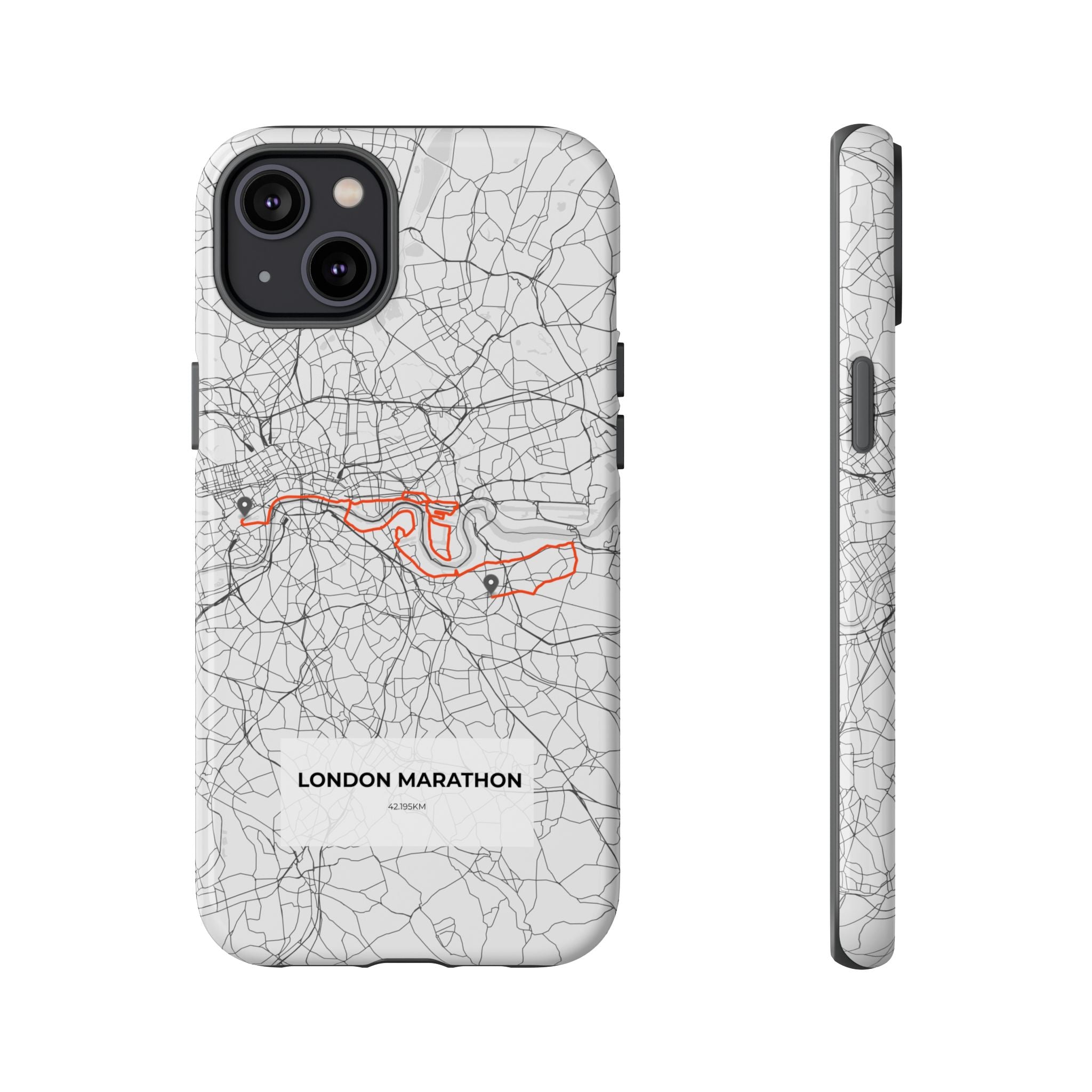 London Marathon Route Tough Phone Case