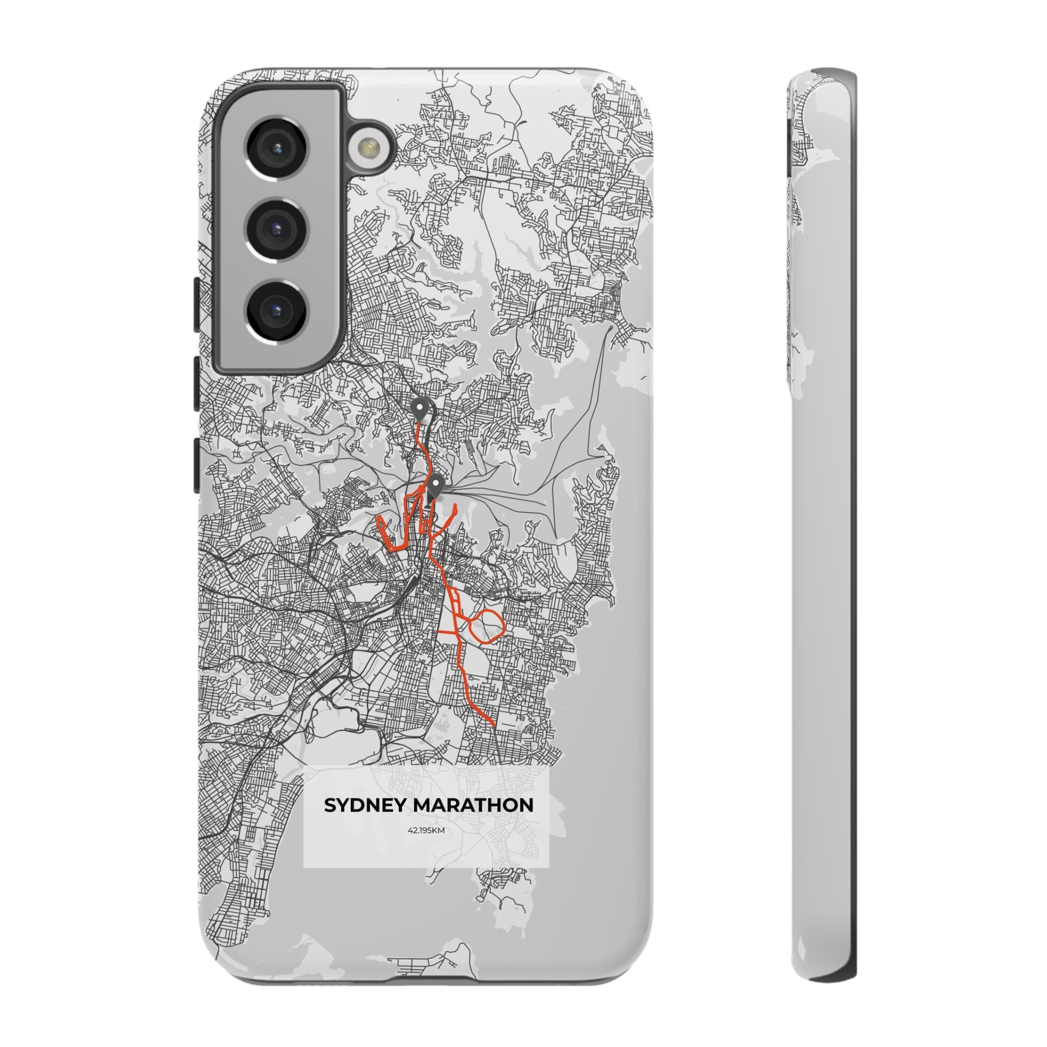 Sydney Marathon Route Tough Phone Case