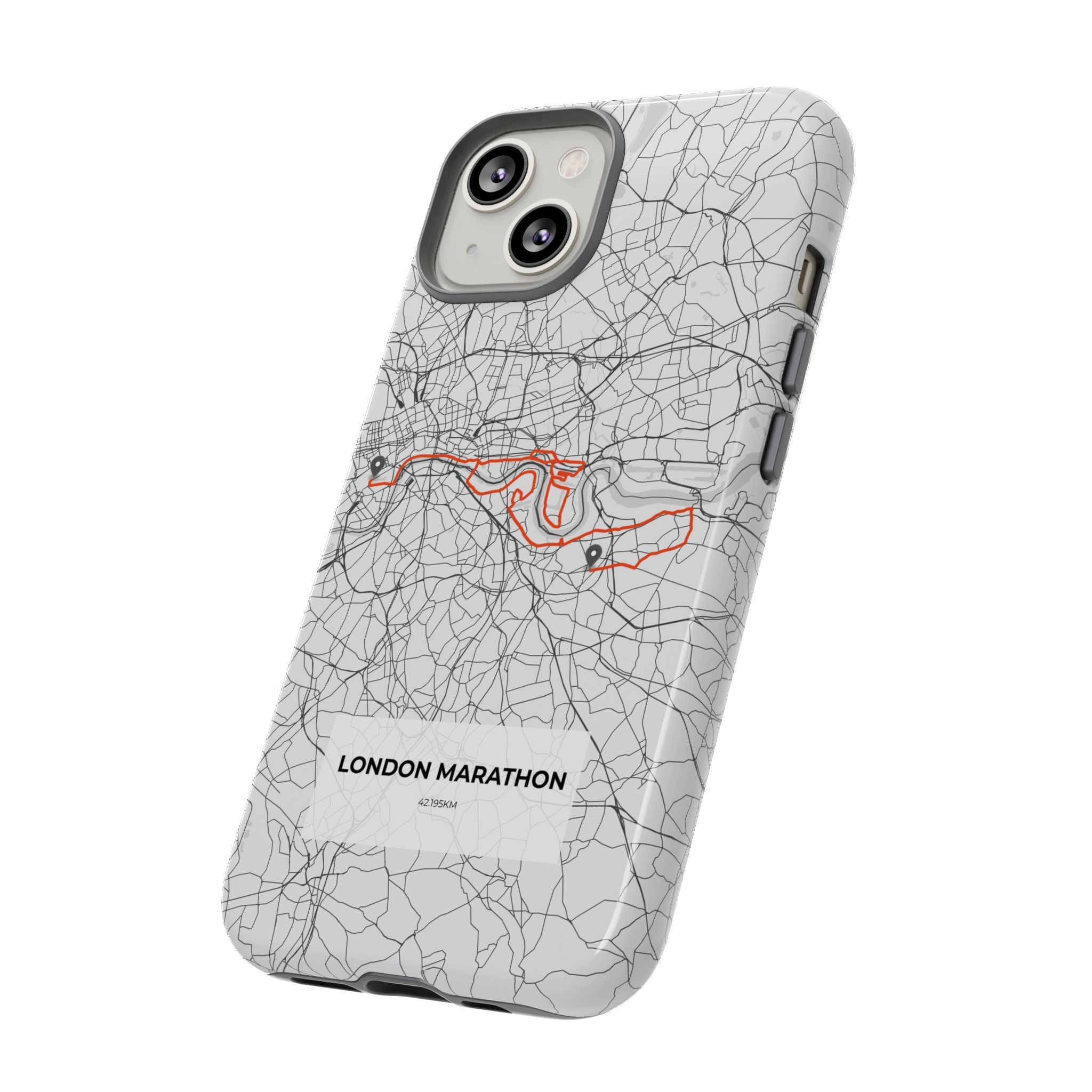 London Marathon Route Tough Phone Case