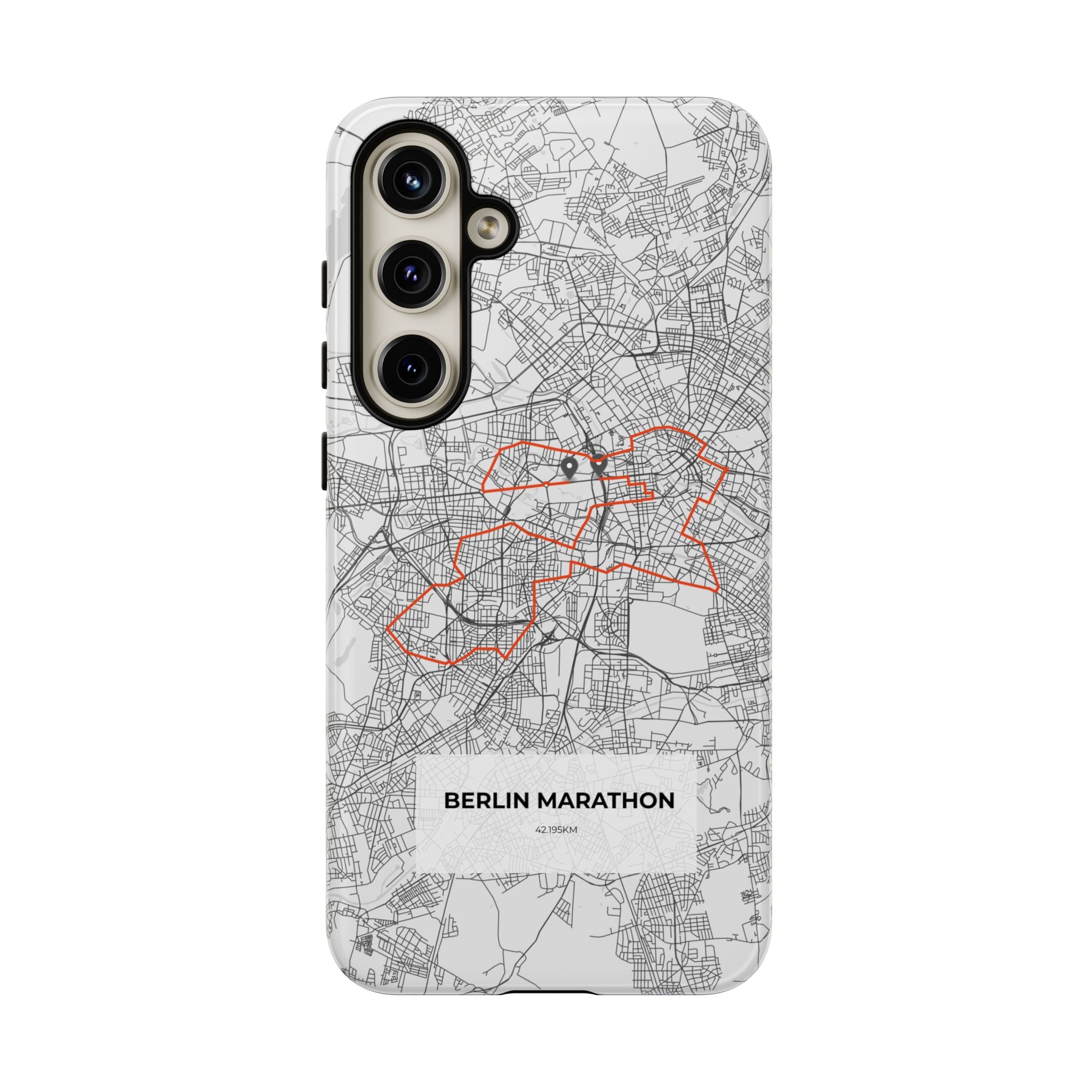 Berlin Marathon Route Tough Phone Case