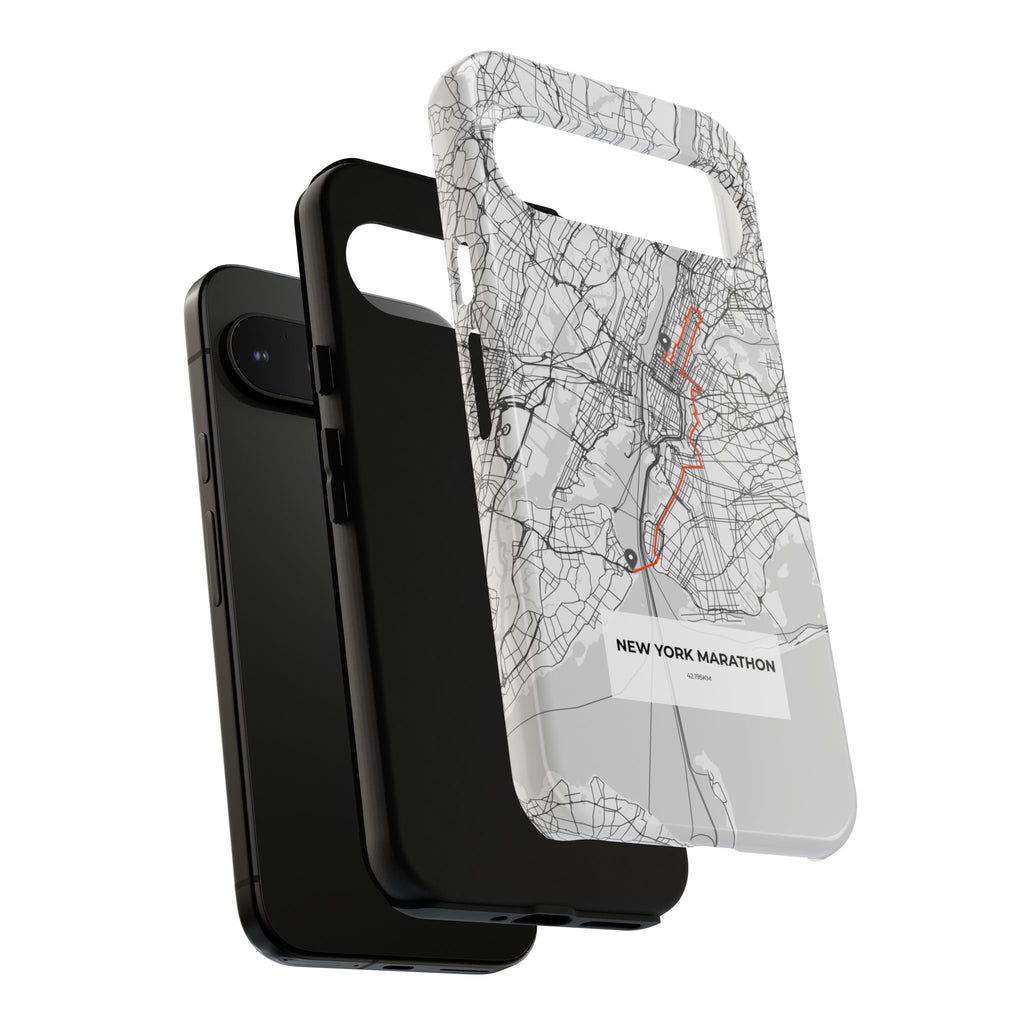 New York Marathon Route Tough Phone Case
