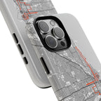 Chicago Marathon Route Tough Phone Case