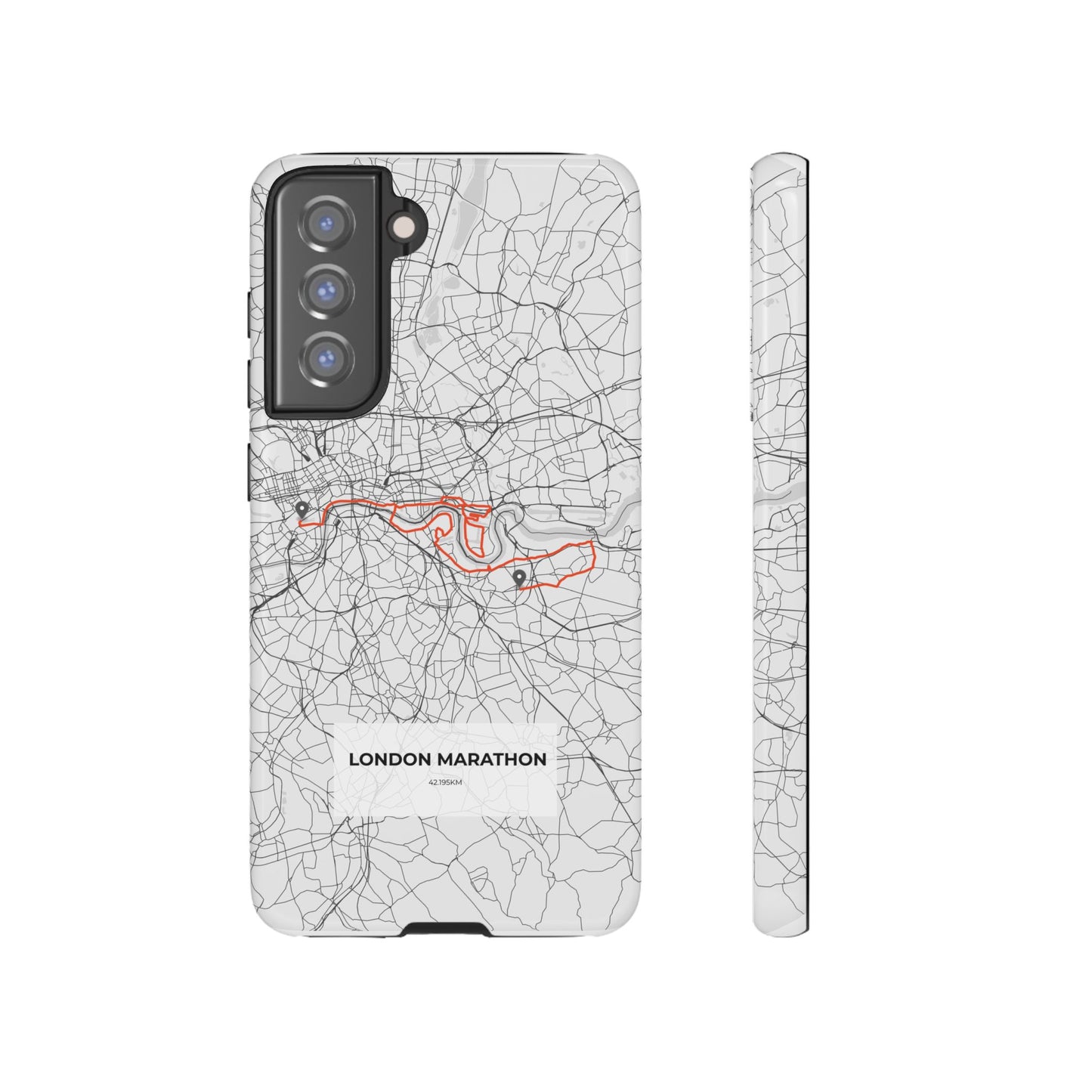 London Marathon Route Tough Phone Case