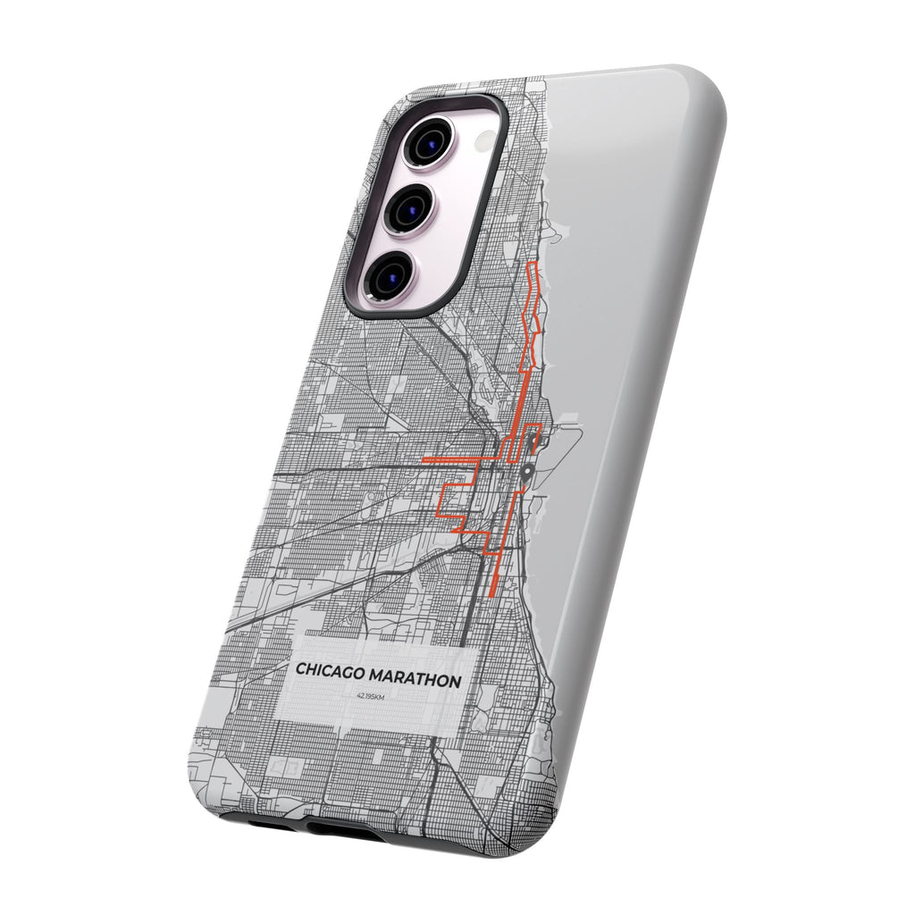 Chicago Marathon Route Tough Phone Case