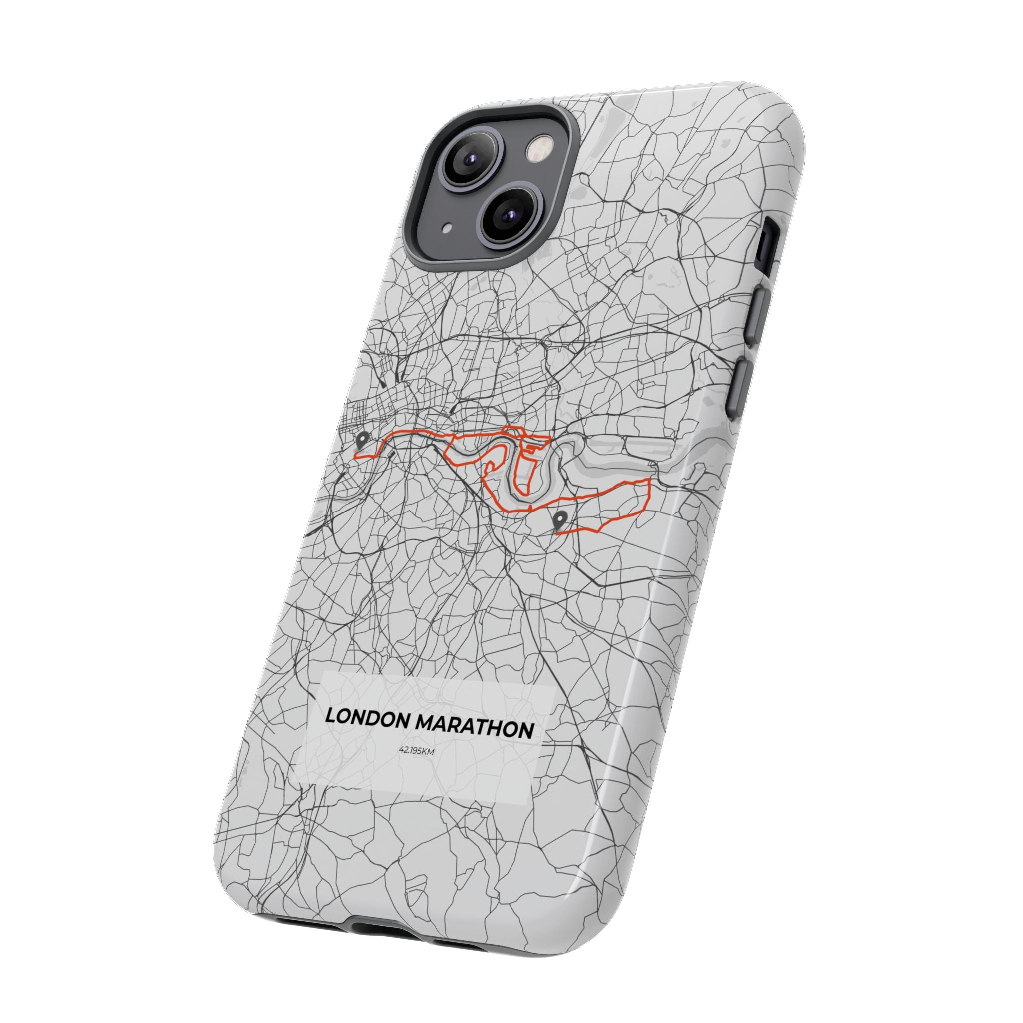 London Marathon Route Tough Phone Case