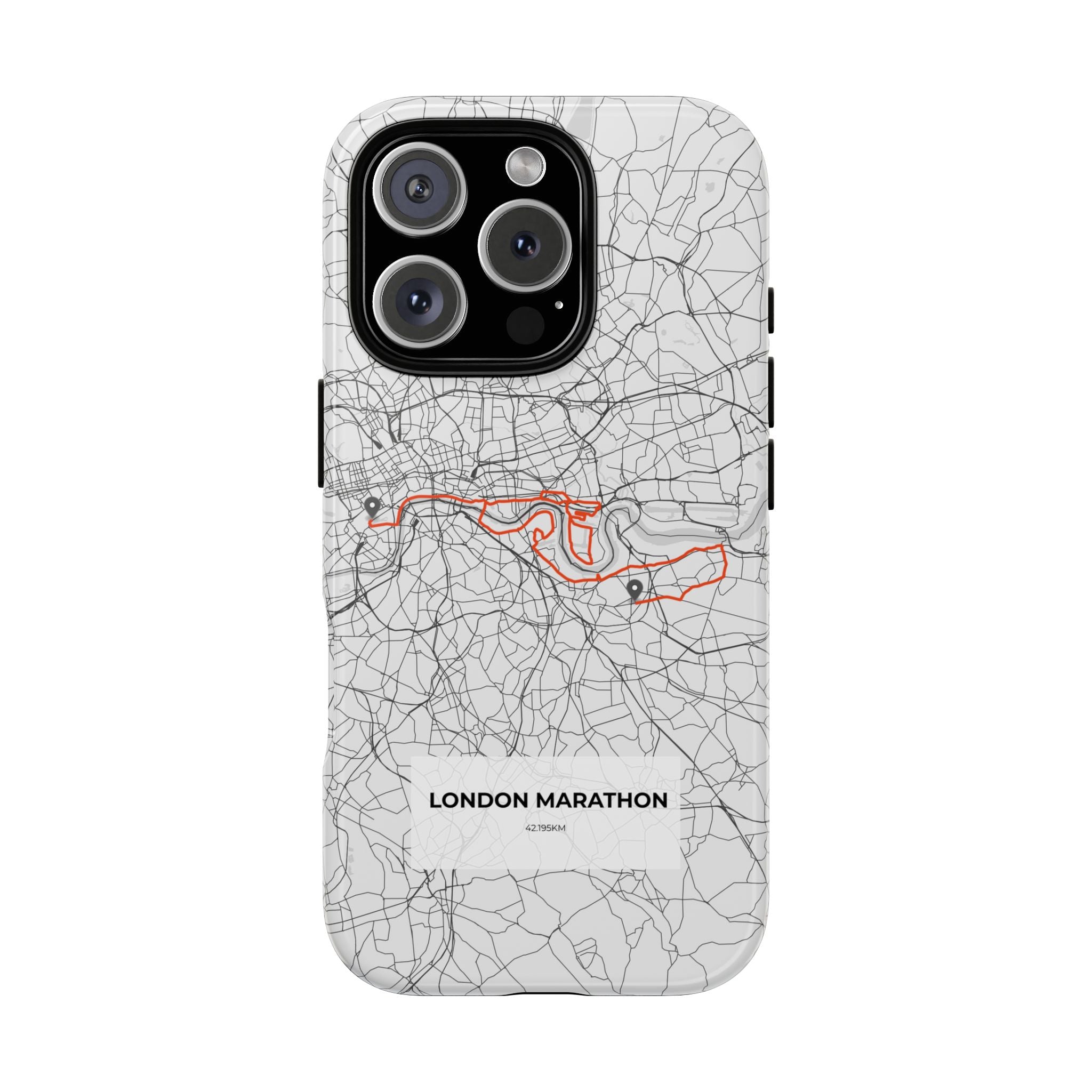 London Marathon Route Tough Phone Case