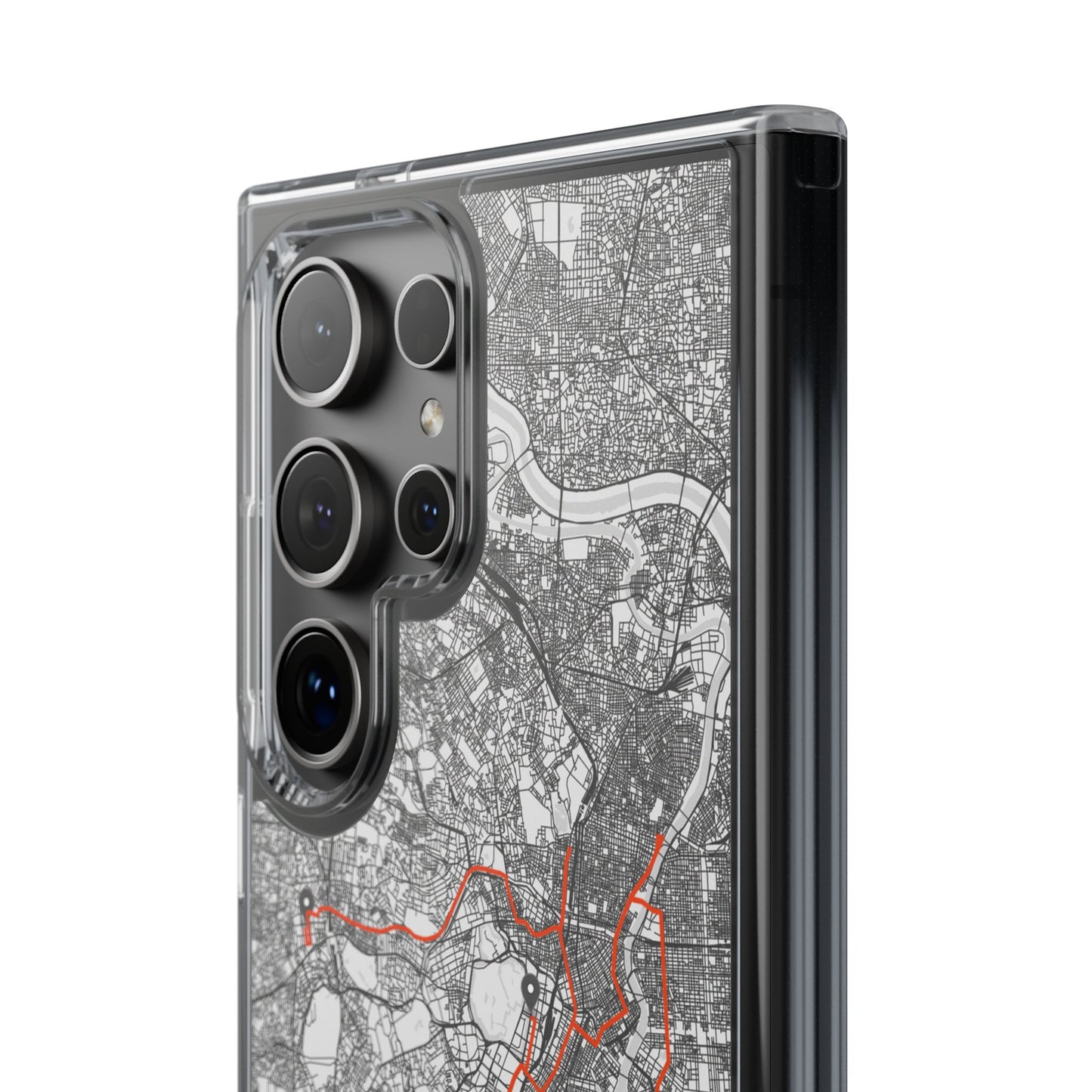 Tokyo Marathon Route Clear Impact-Resistant Phone Case