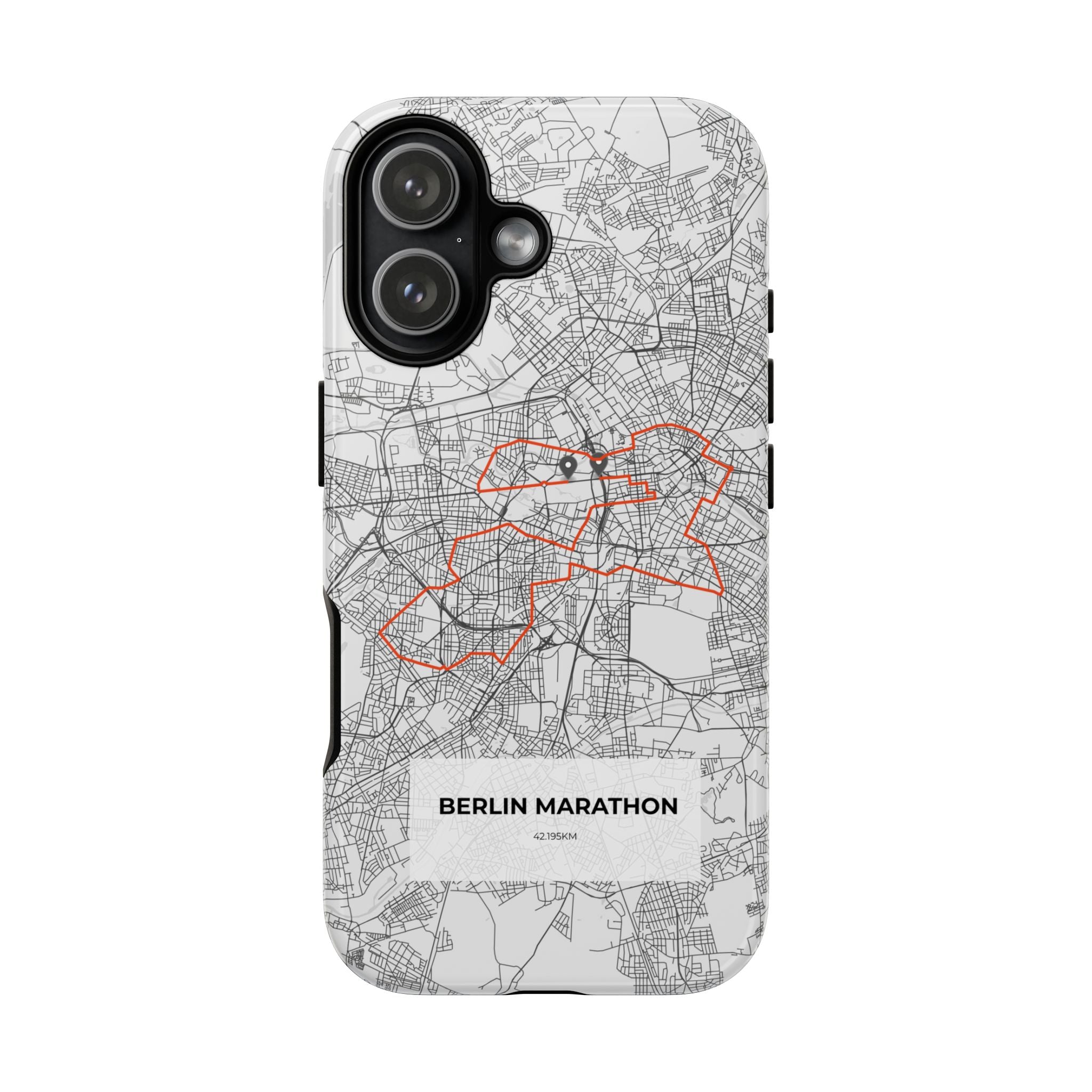 Berlin Marathon Route Tough Phone Case