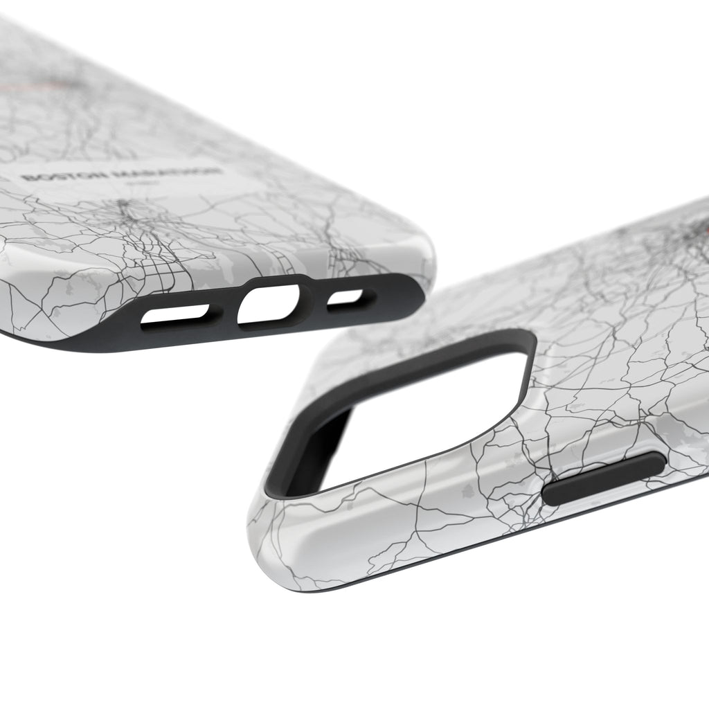Boston Marathon Route Magnetic Impact-Resistant Phone Case