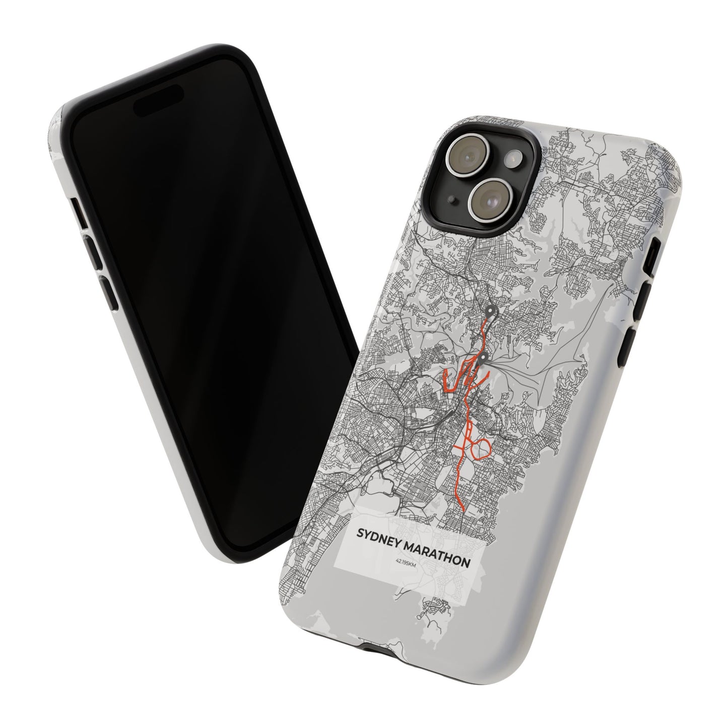 Sydney Marathon Route Tough Phone Case