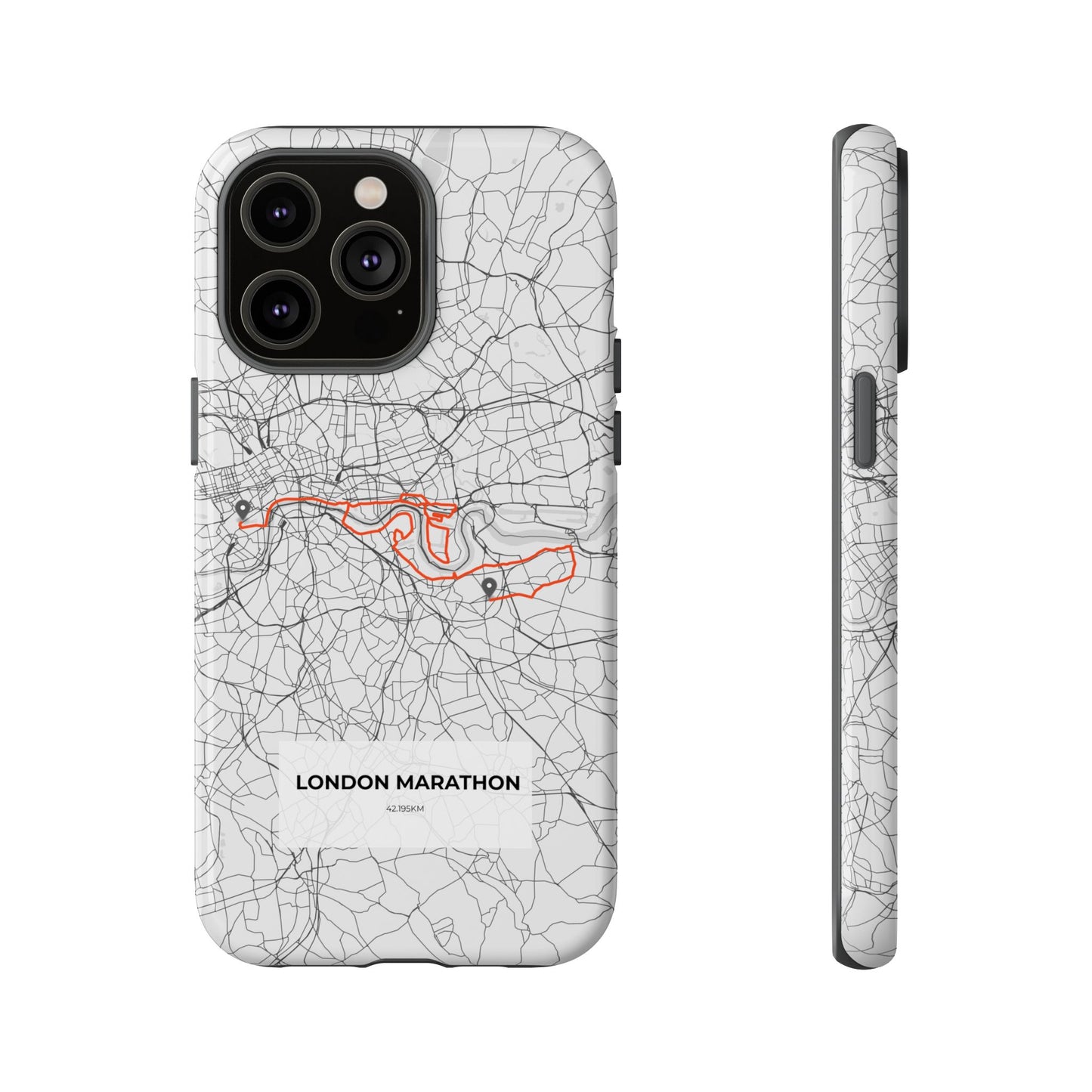 London Marathon Route Tough Phone Case