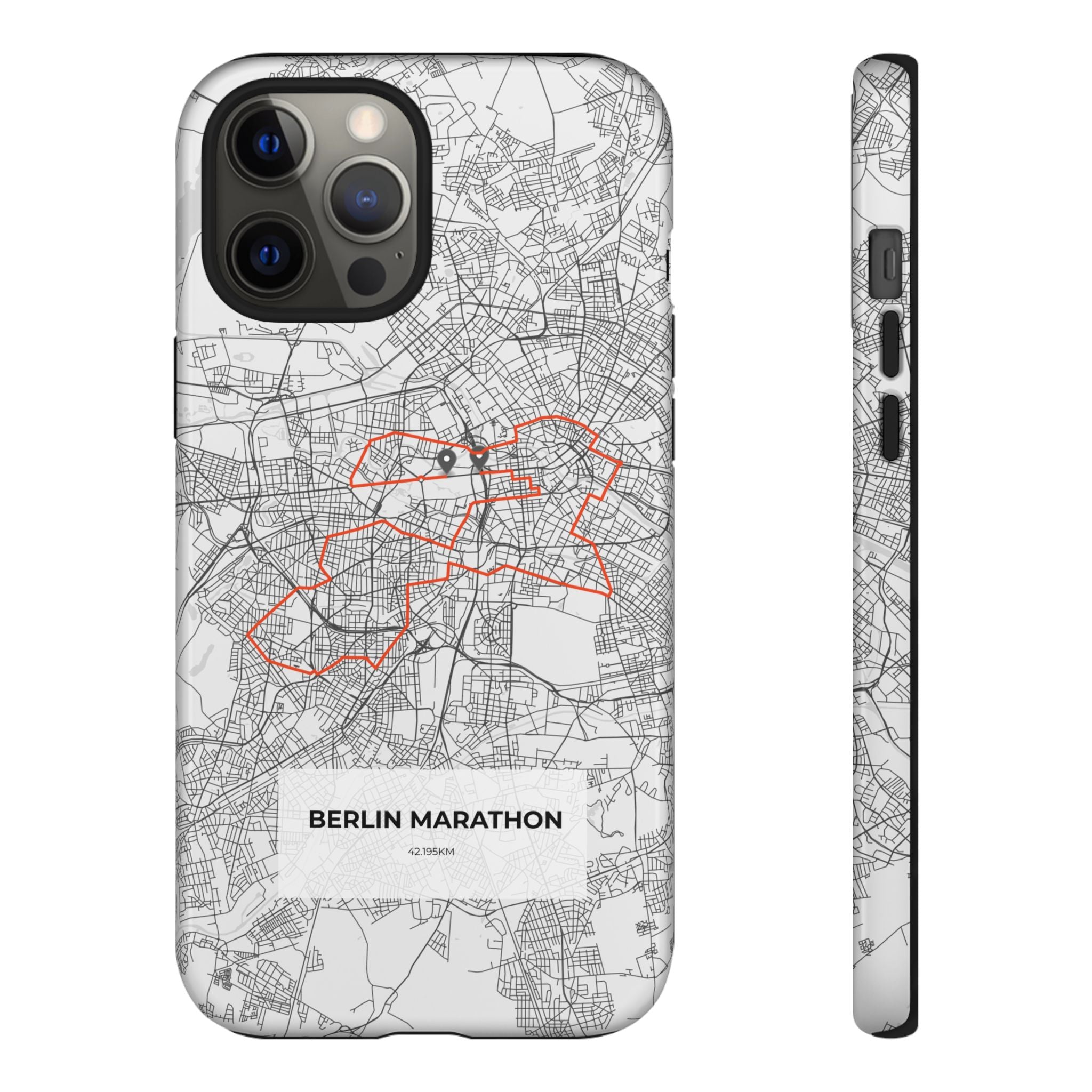 Berlin Marathon Route Tough Phone Case
