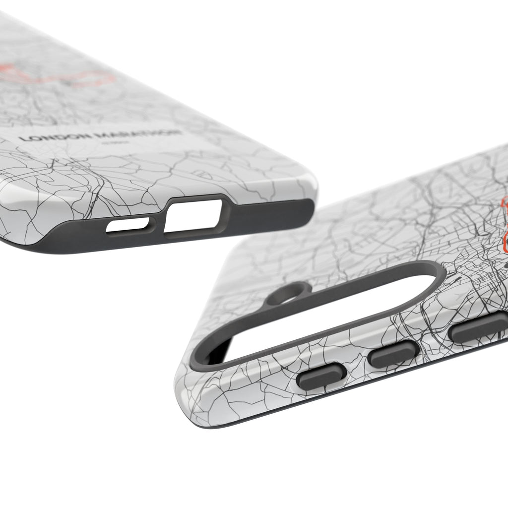 London Marathon Route Tough Phone Case