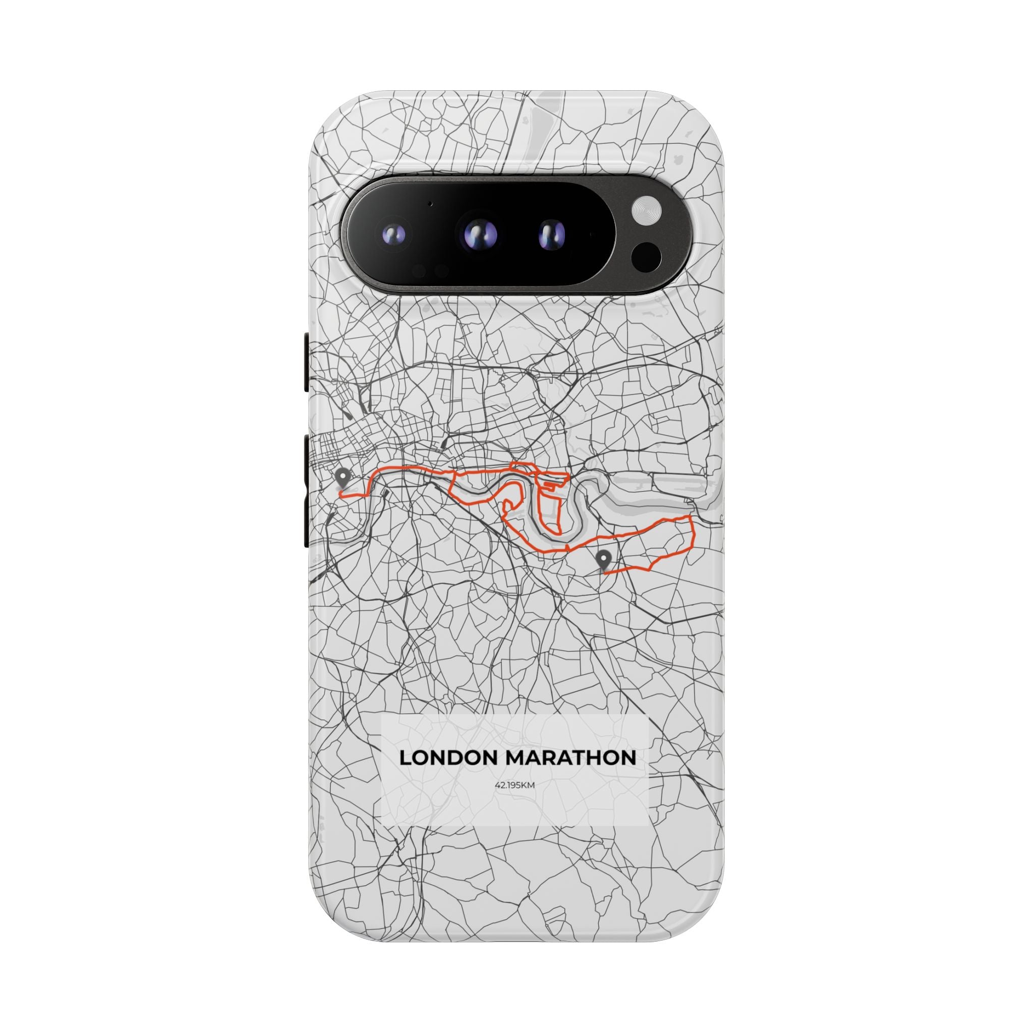 London Marathon Route Tough Phone Case
