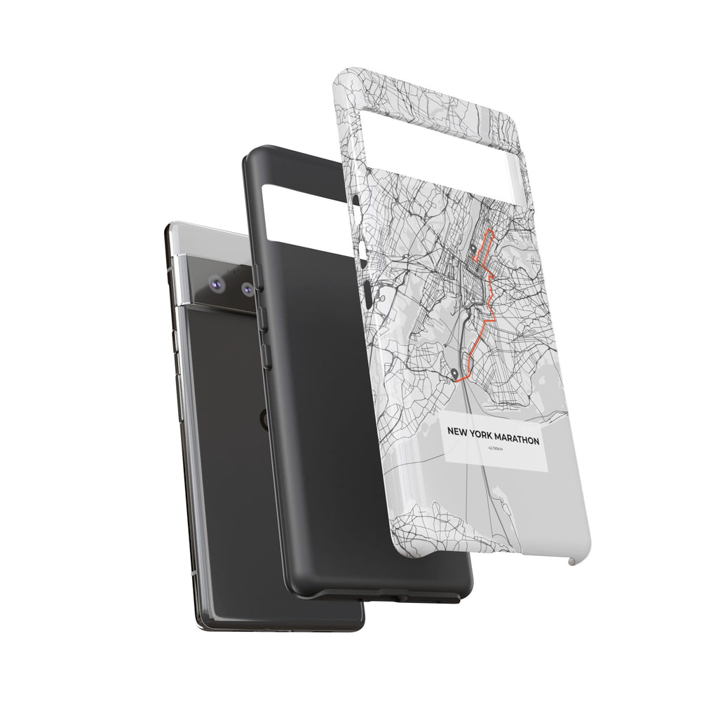 New York Marathon Route Tough Phone Case