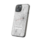 Boston Marathon Route Clear Impact-Resistant Phone Case