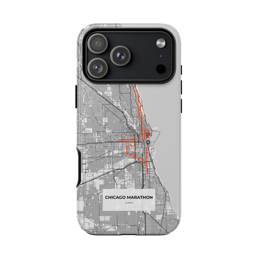 Chicago Marathon Route Tough Phone Case