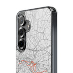 London Marathon Route Clear Impact-Resistant Phone Case