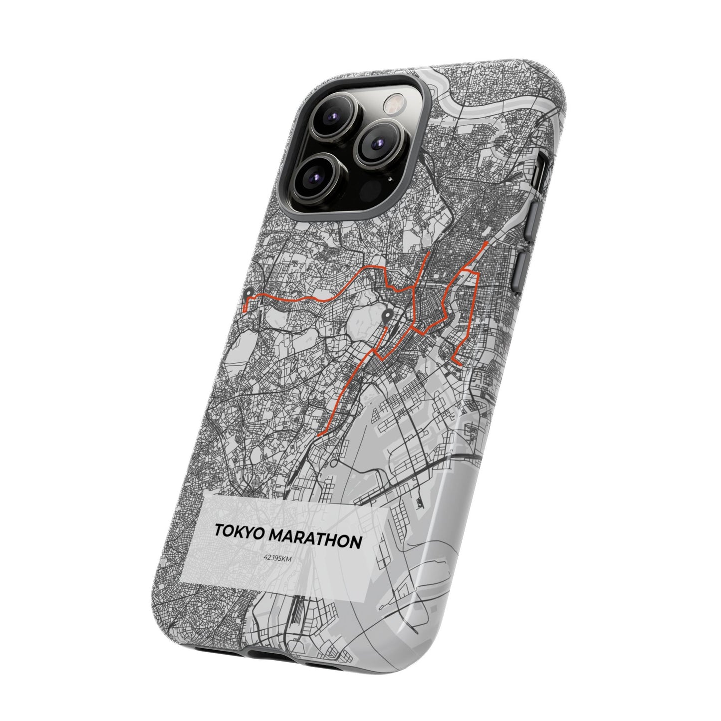 Tokyo Marathon Route Tough Phone Case
