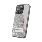 Chicago Marathon Route Clear Impact-Resistant Phone Case