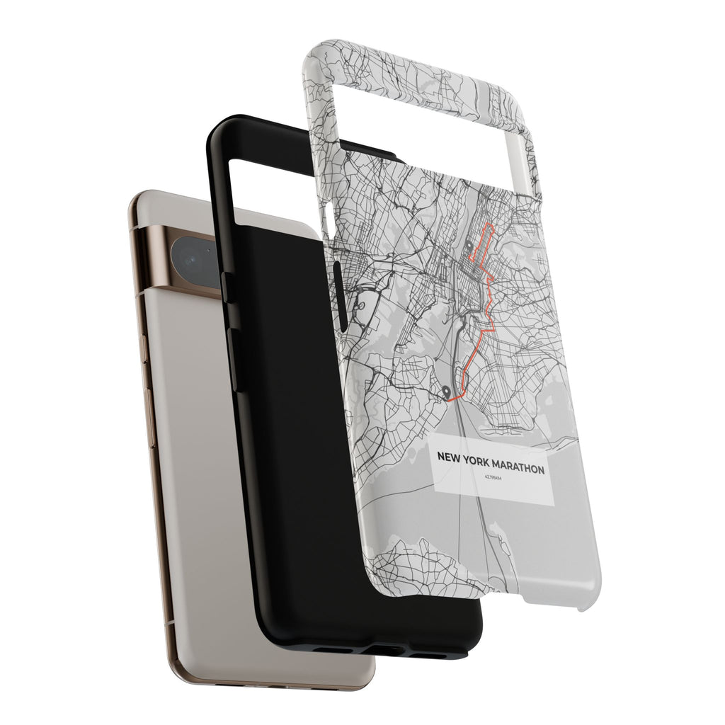 New York Marathon Route Tough Phone Case
