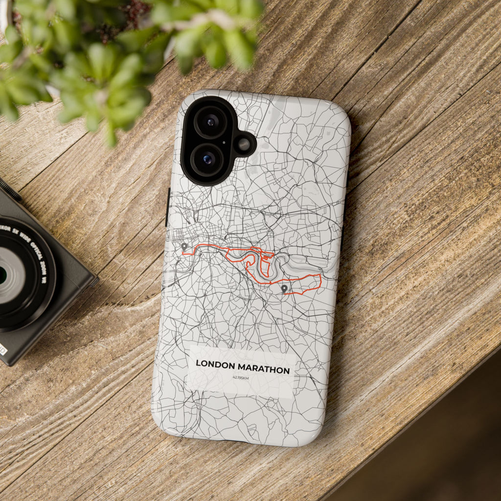 London Marathon Route Tough Phone Case