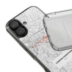 London Marathon Route Clear Impact-Resistant Phone Case