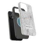 Boston Marathon Route Magnetic Impact-Resistant Phone Case