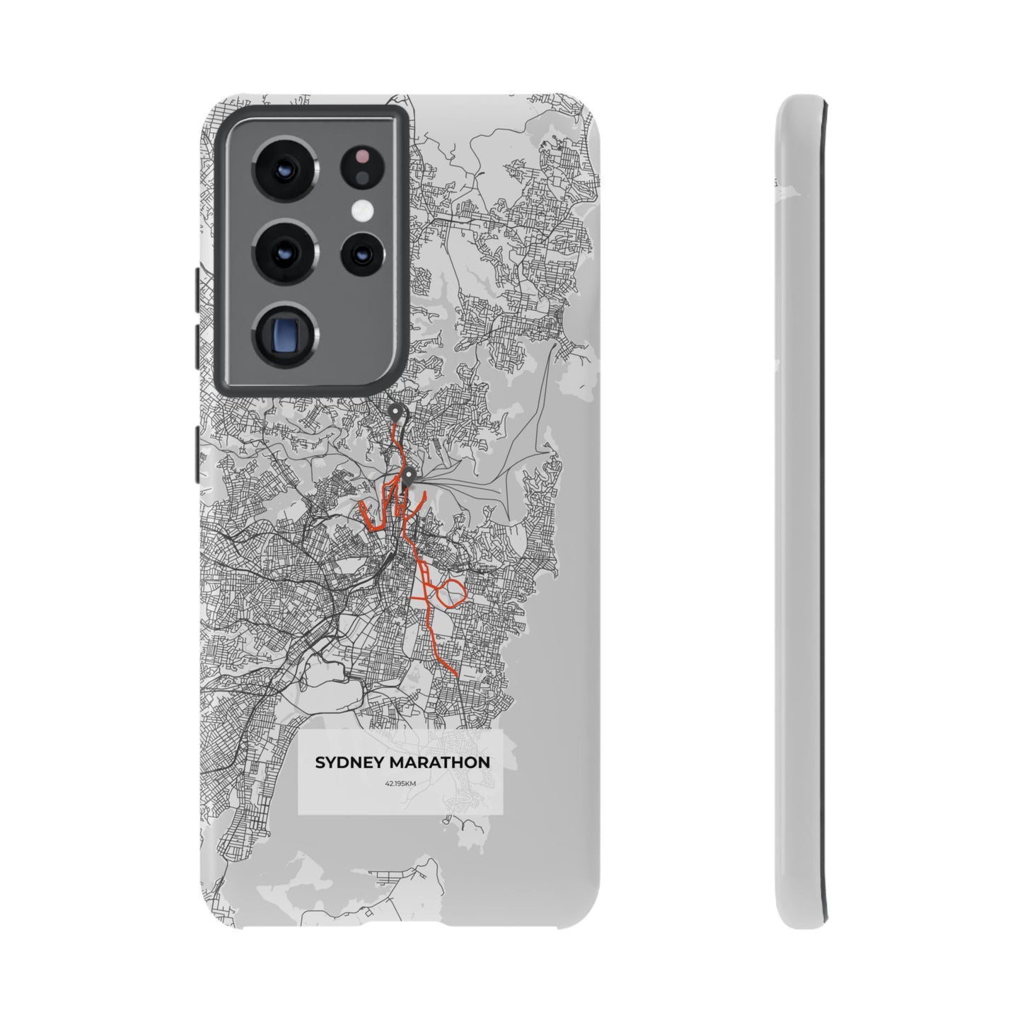 Sydney Marathon Route Tough Phone Case