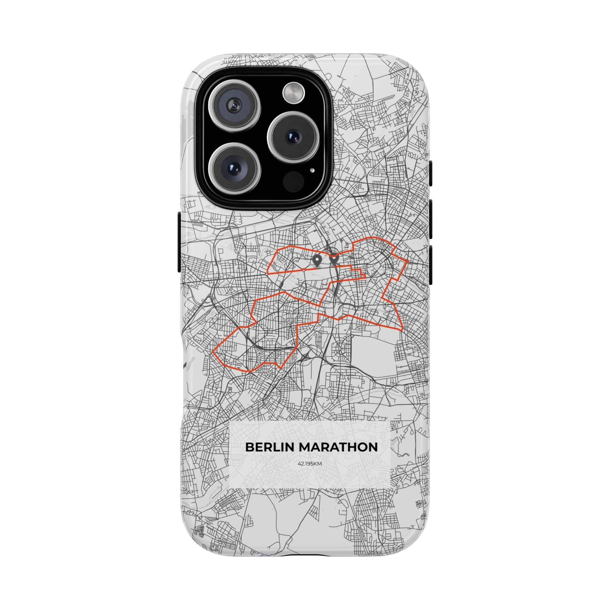 Berlin Marathon Route Tough Phone Case